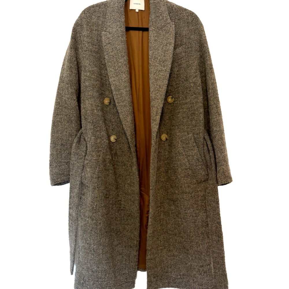 VINCE. - Pebble Texture Wool Coat - New no tags
